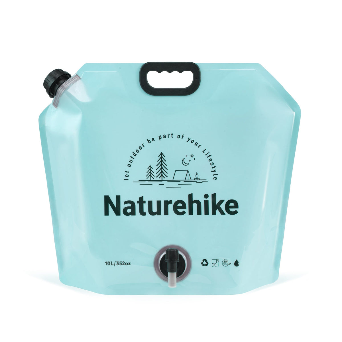 10L Foldable Water Bag with Tap