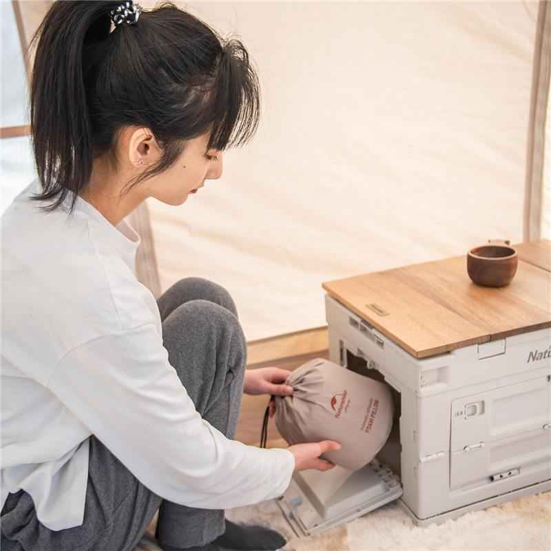 3D Hybrid Foam-Inflatable Camping Pillow