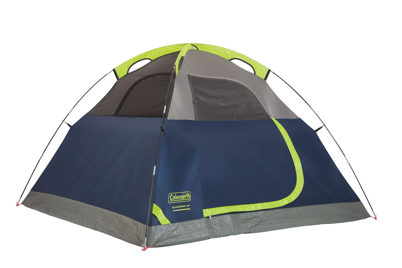 Coleman Sundome® 3-Person Camping Tent | 7 ft x 7 ft | Deep Navy