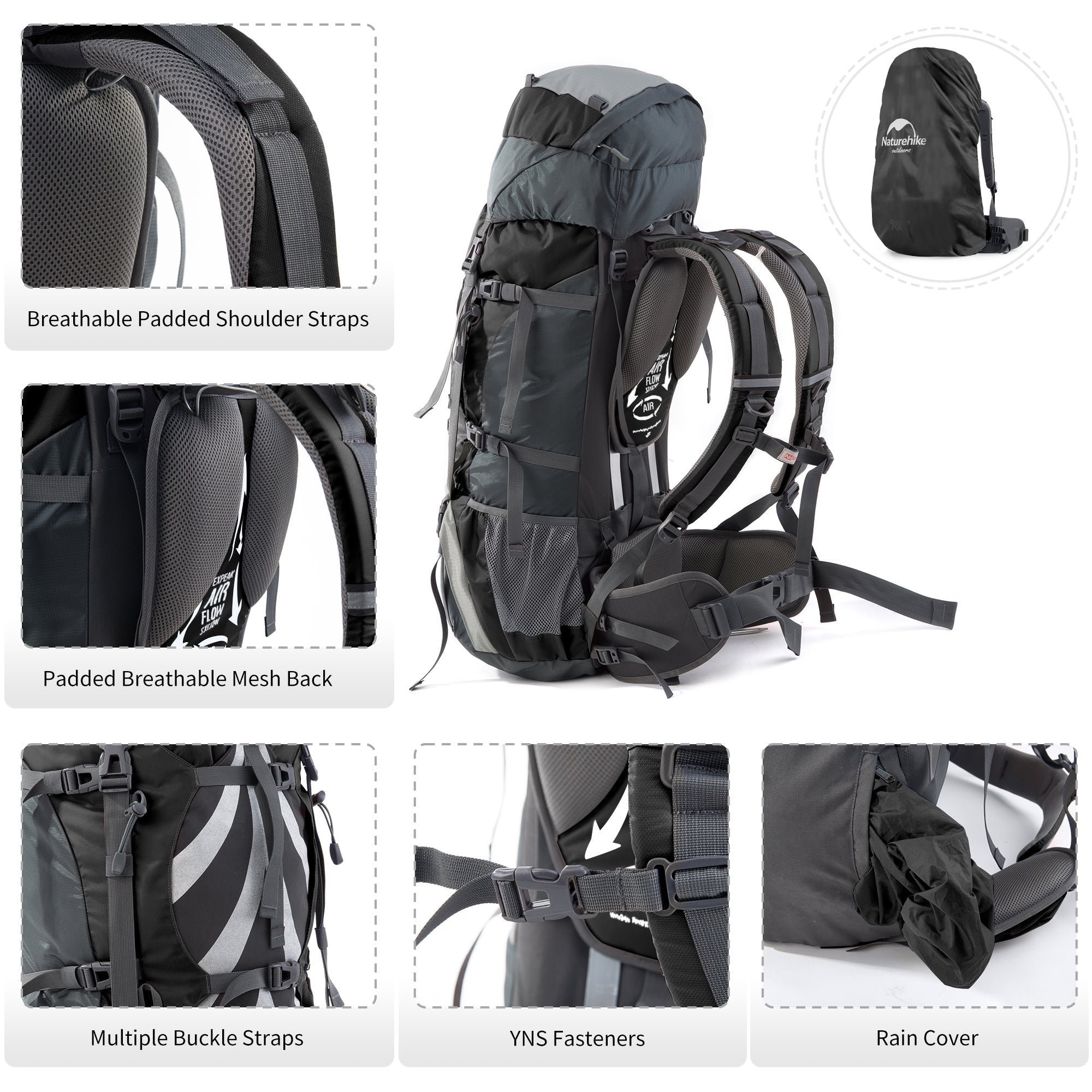 70+5L Mountaineering Backpack