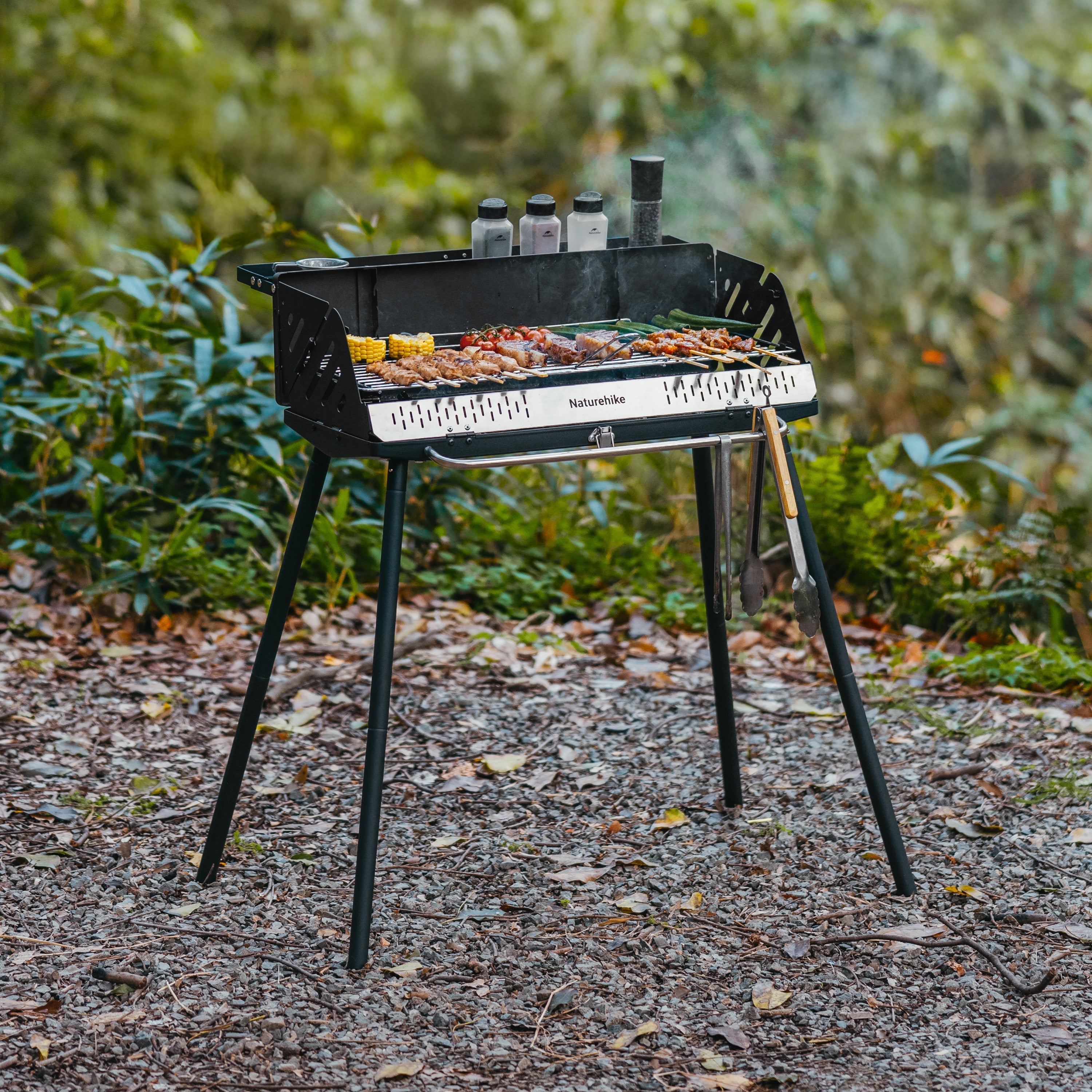 Naturehike Vertical Bbq Grill Black_With Storage Bag