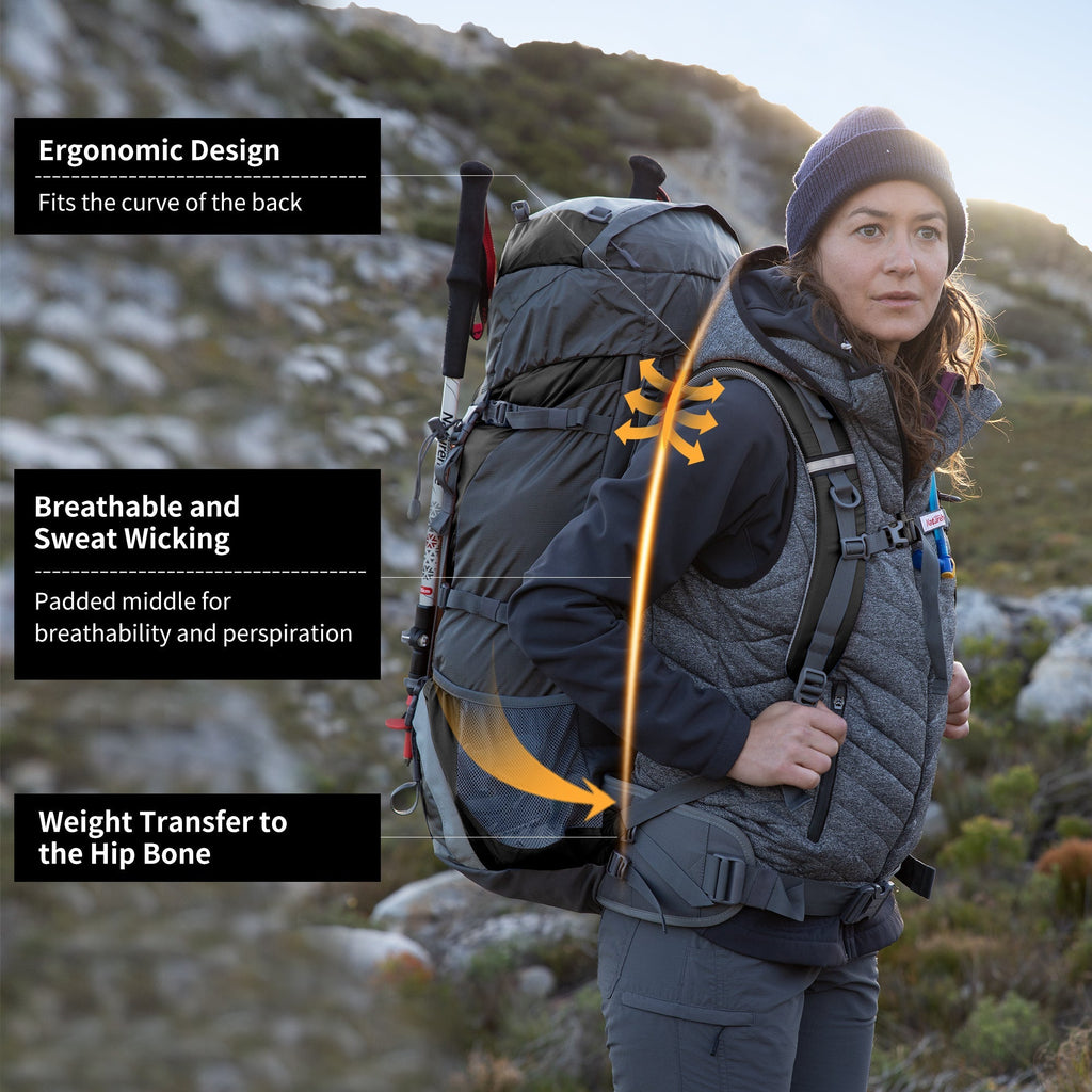 70+5L Mountaineering Backpack