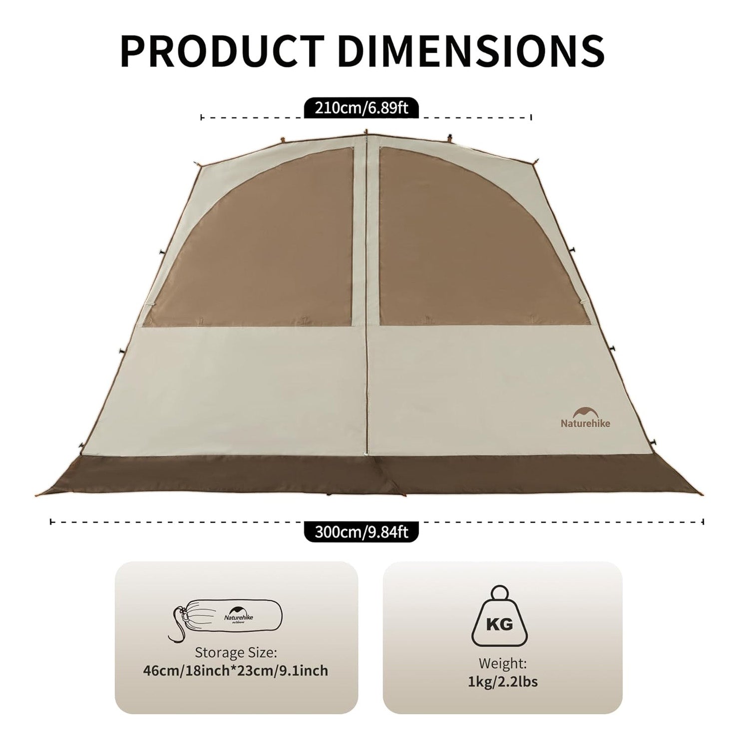 Naturehike Cloud Boundar Quick Opening Canopy / Tent (2026)