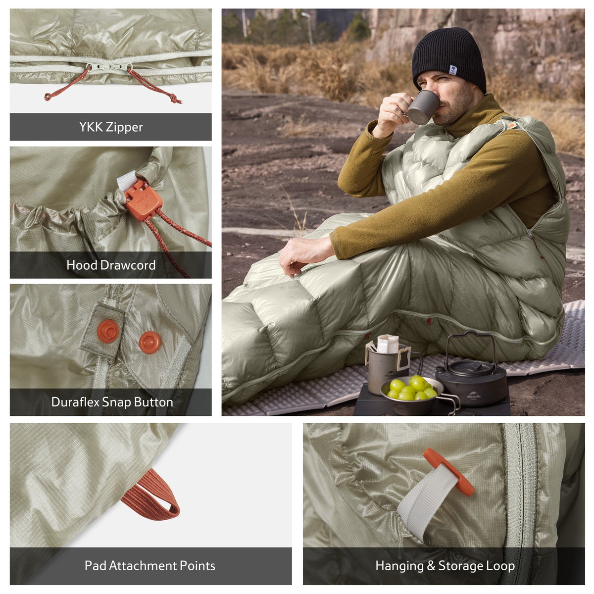 CW™ EXT Down Ultralight Sleeping Bag 50.9°F / 10.5°C
