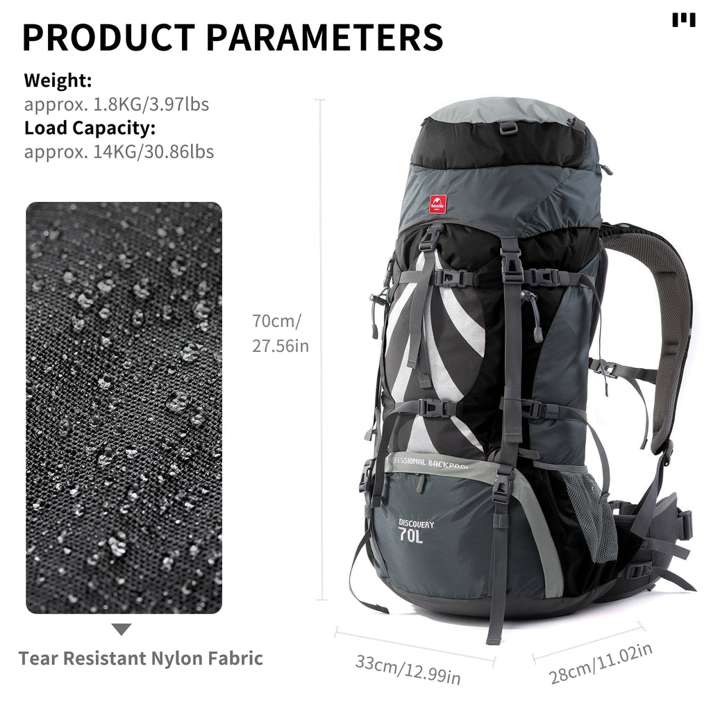 70+5L Mountaineering Backpack