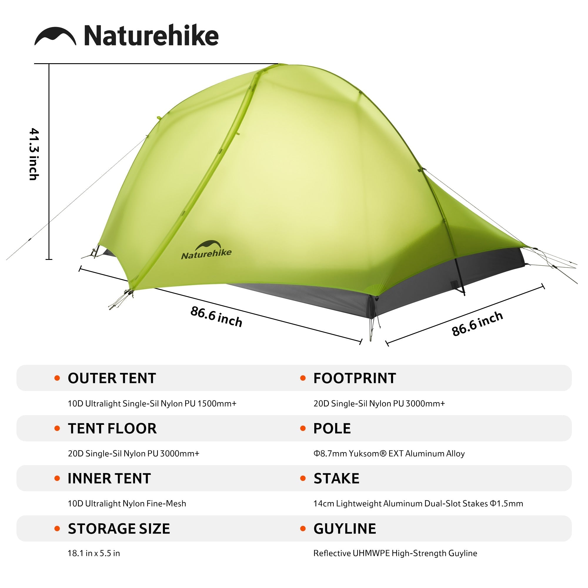 Star Trail™ EXT 2-Person Ultralight Backpacking Tent