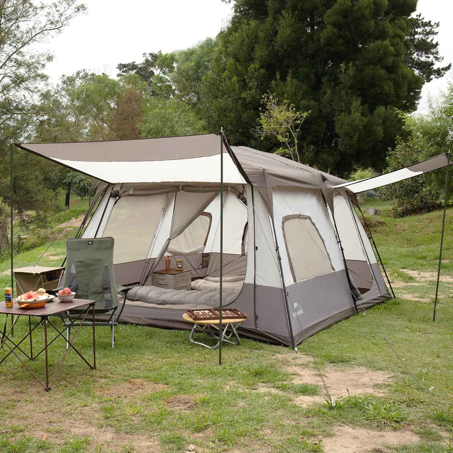 Cape™ 8.3 6-Person Square Pop-Up Camping Tent