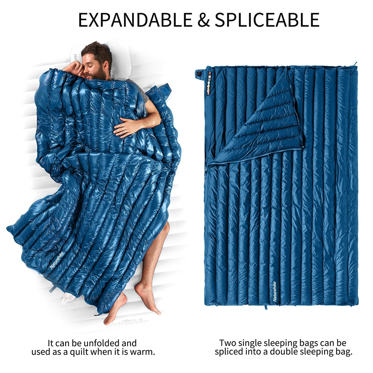 Naturehike Cicada Wing CW295 Down Envelope Sleeping Bag (2026)