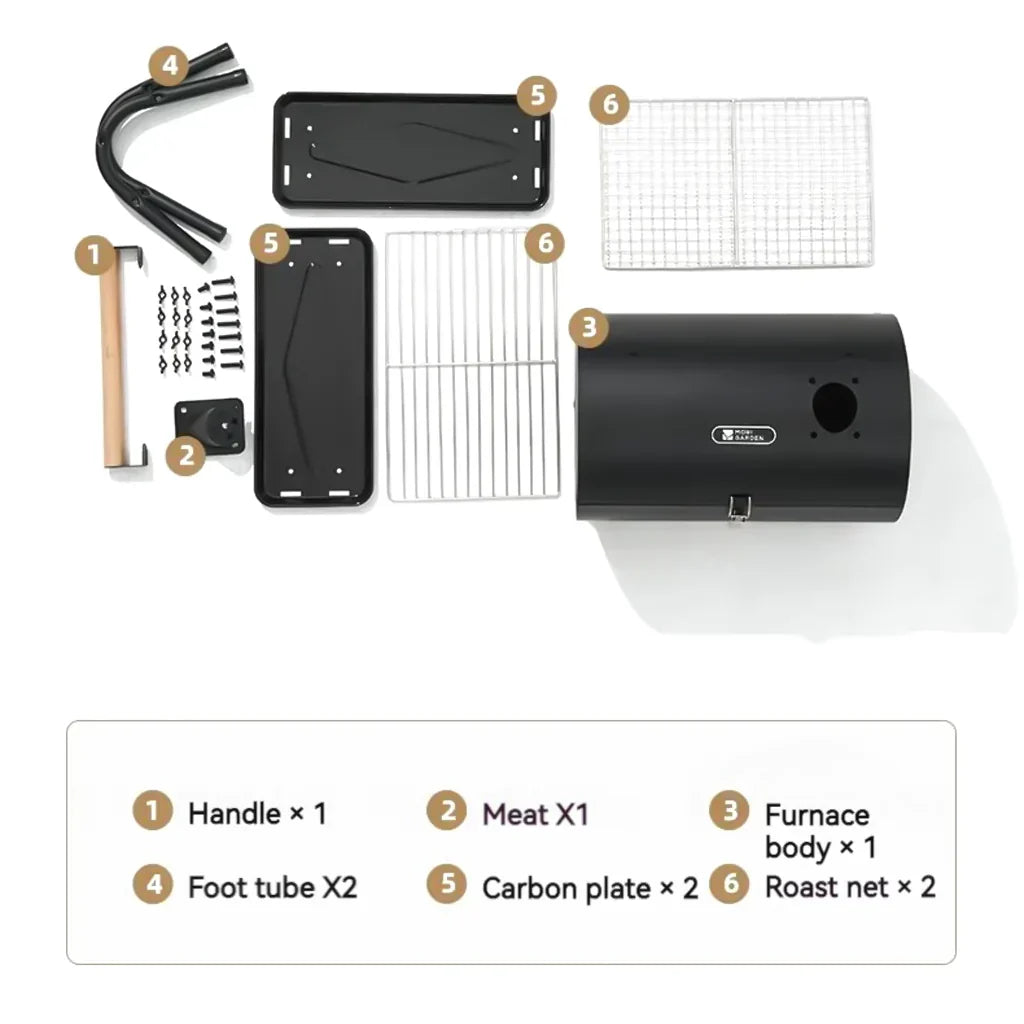 Mobi Garden Double-Sided Portable Barbecue Grill (2026)