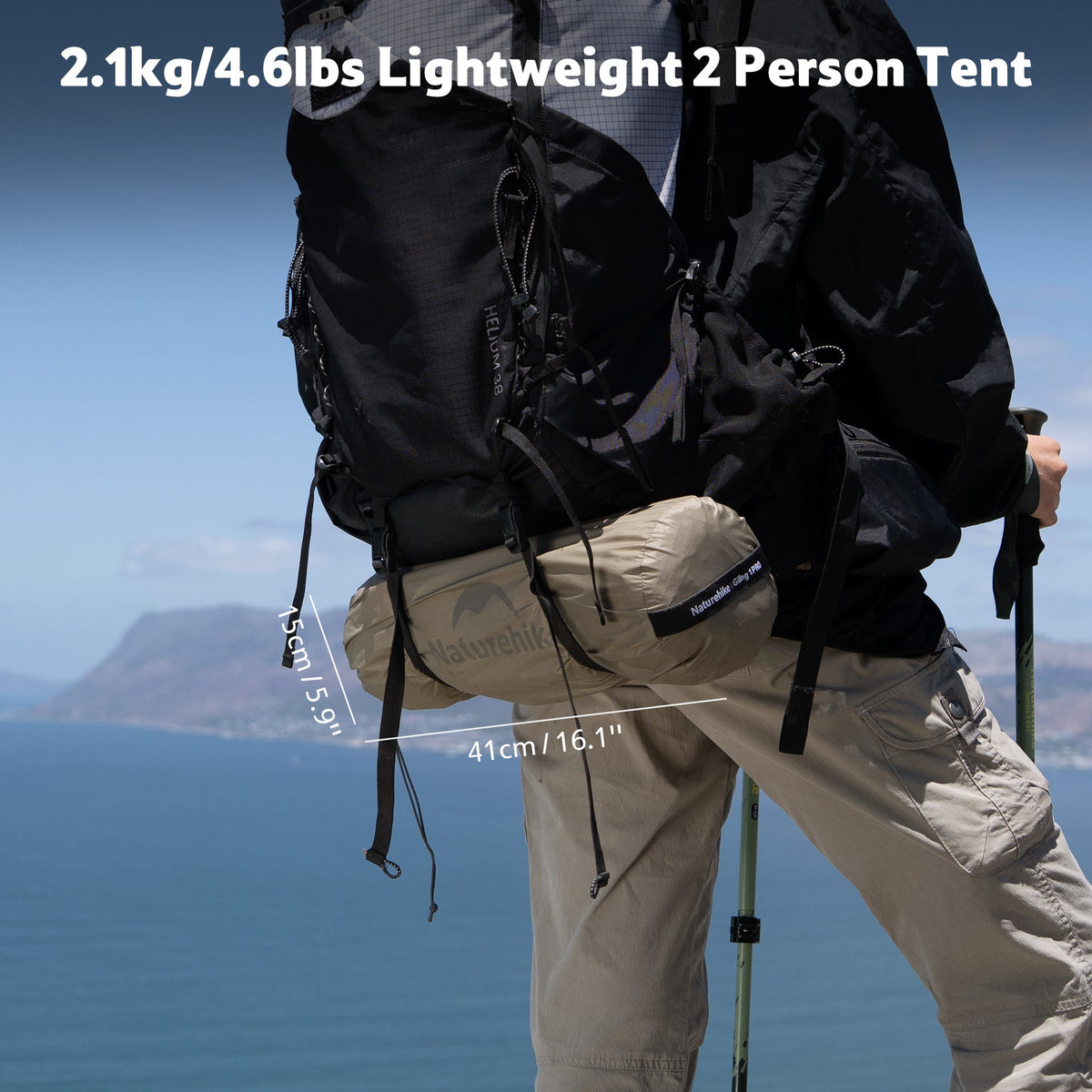 Giling PRO™ 4-Season 2-Person Backpacking Tent