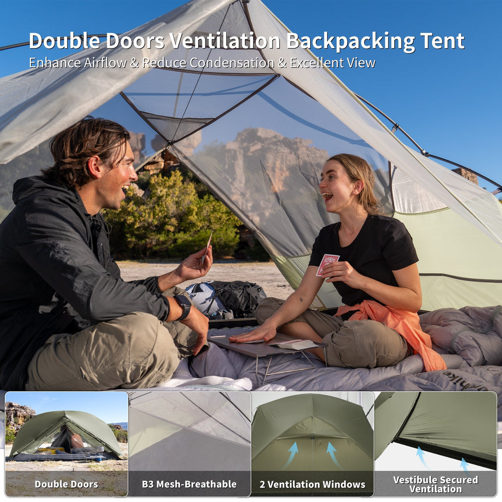 Mongar™ Pro 3-Person Ultralight Backpacking Tent