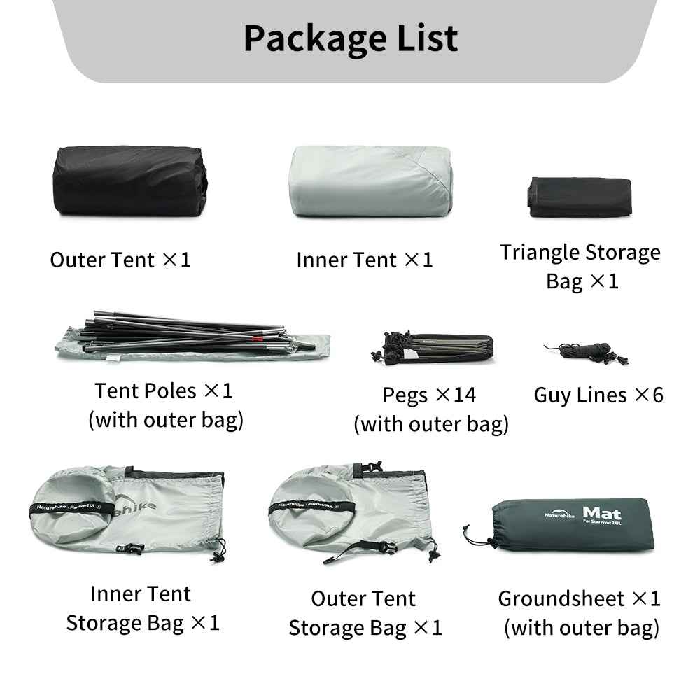 Star River™ UL 2-Person Ultralight Backpacking Tent