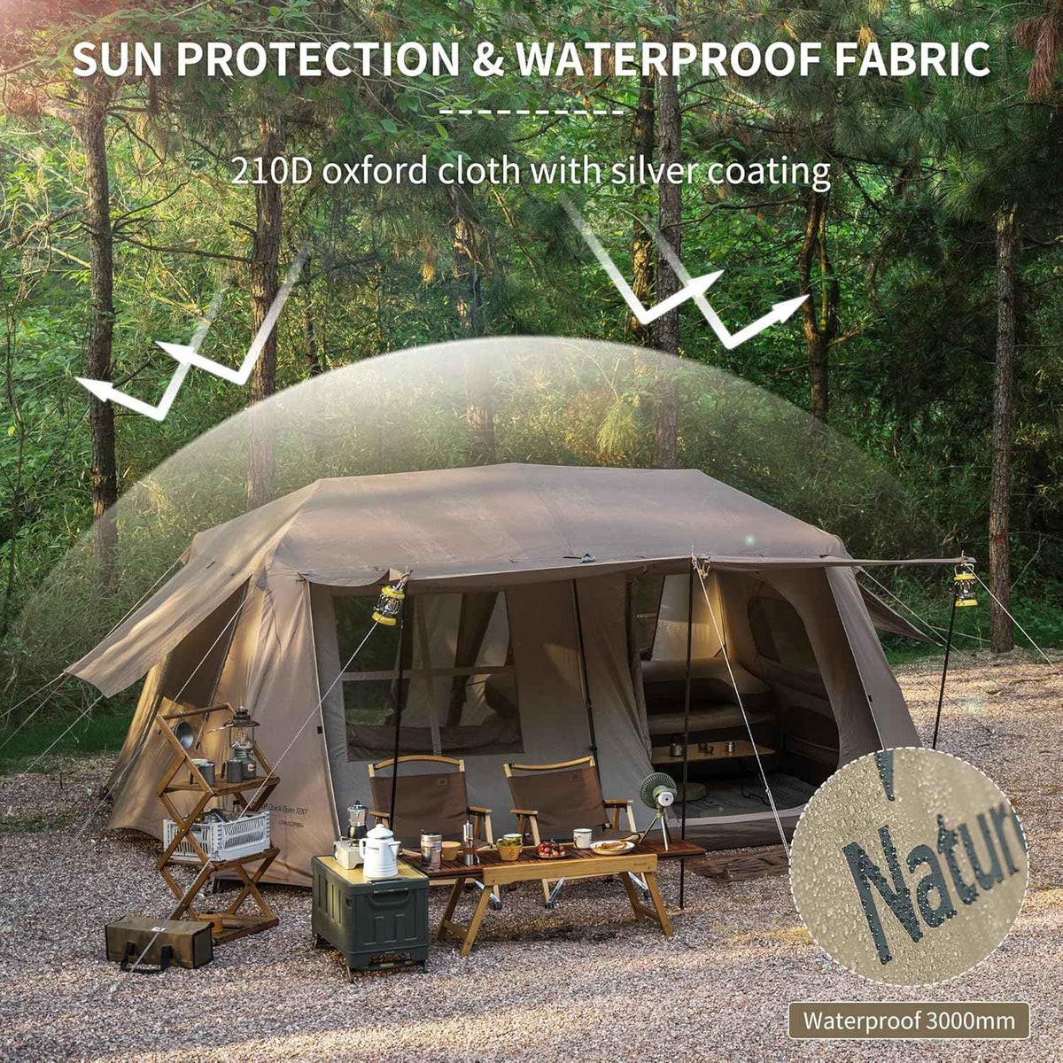 Village™ 13 6-Person Instant Cabin Tent